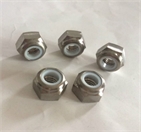 Titanium Alloy Self-Locking Nylon Hexagon Nut - DIN985 6al4V Grade 5